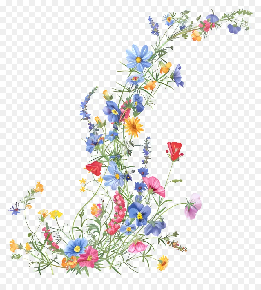 Cadenas De Flores，Ramo PNG