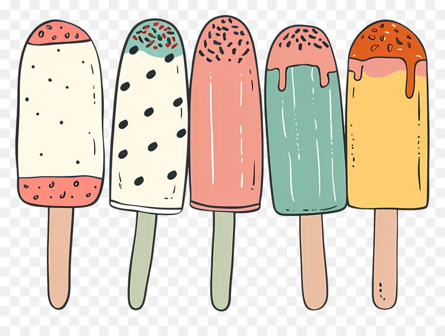 Paletas Heladas，Helado PNG