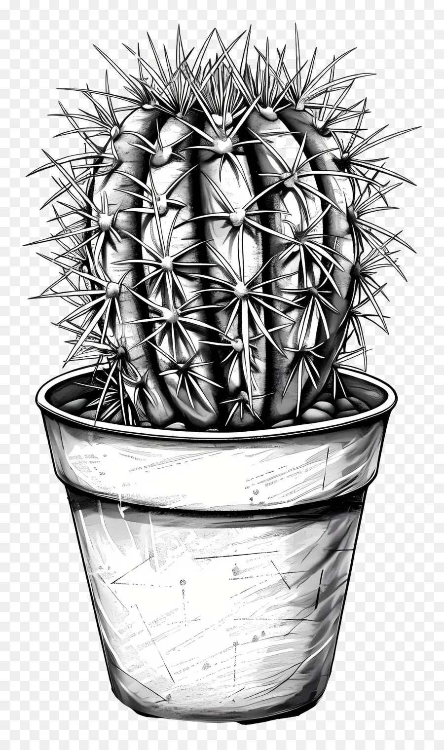 Cactus En Maceta，Cactus PNG