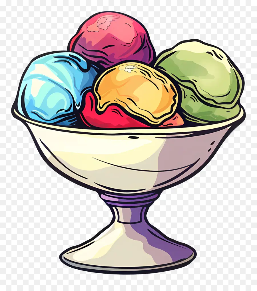 Helado，Postre PNG