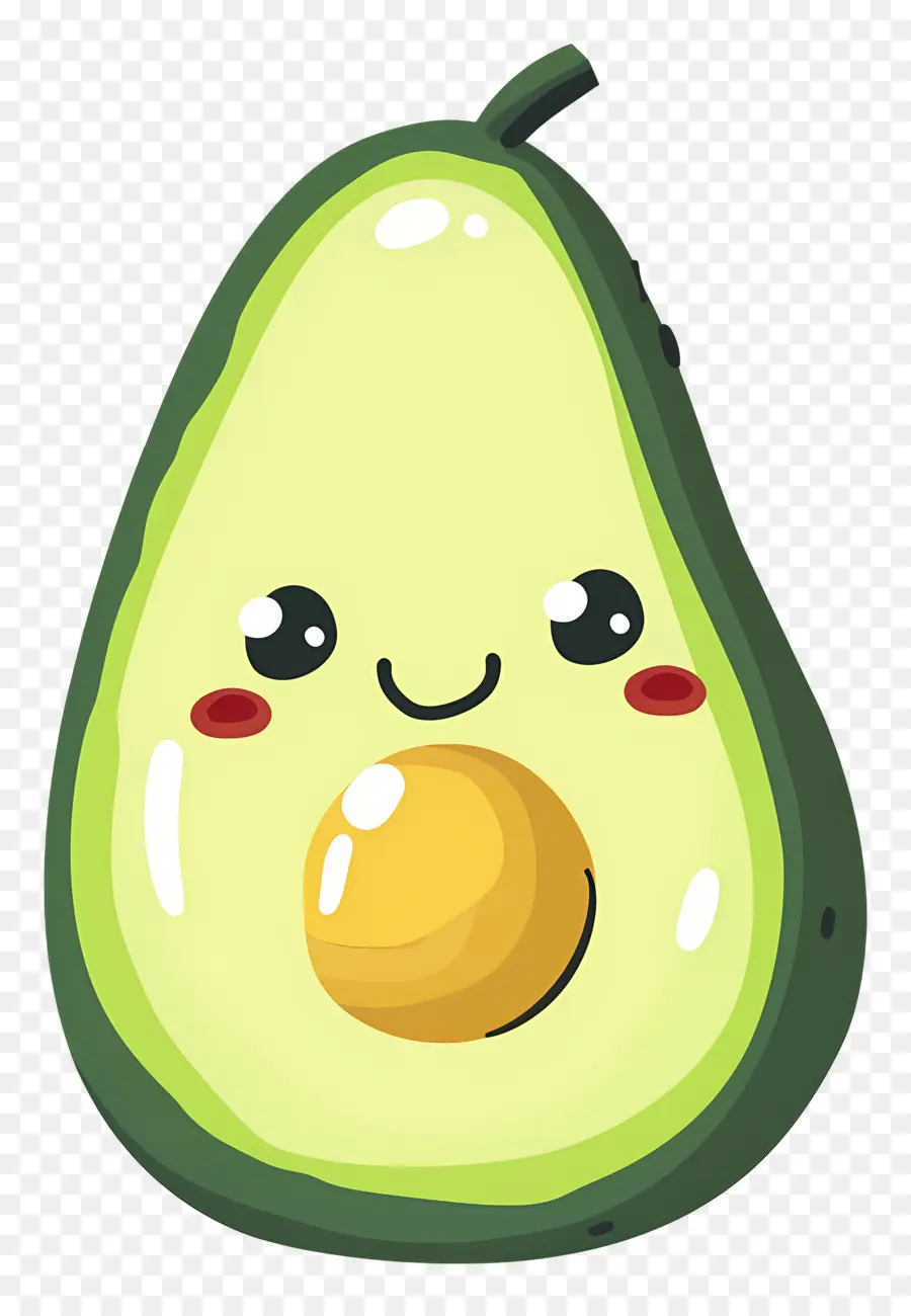 Palta，Aguacate De Dibujos Animados PNG