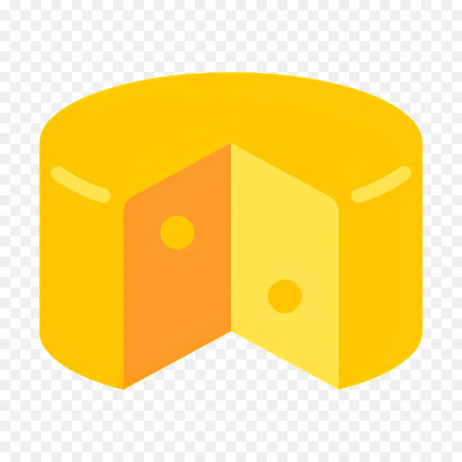 Rueda De Queso，Queso Amarillo PNG