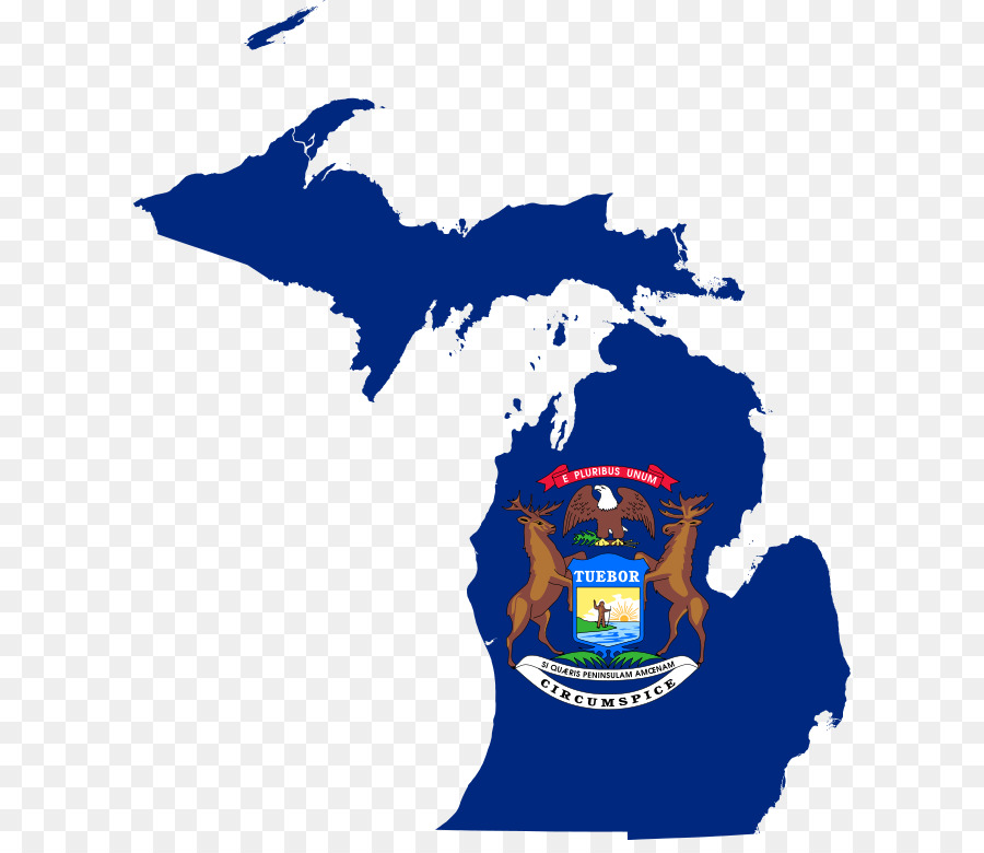 Mapa De Michigan，Estado PNG