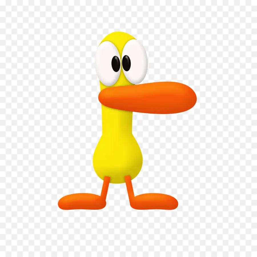 Pato Amarelo，Desenho Animado PNG