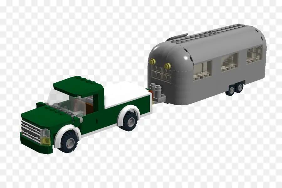 Caminhão E Trailer Lego，Veículo PNG