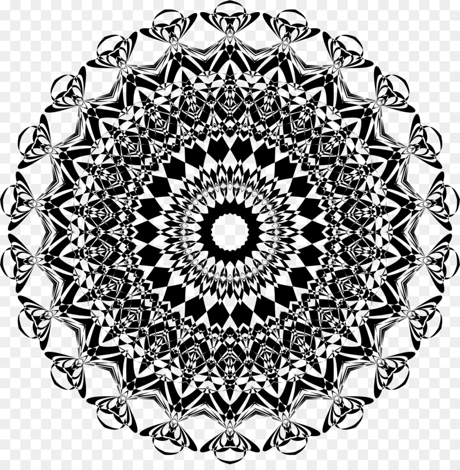 Mandala Negra，Padrão PNG