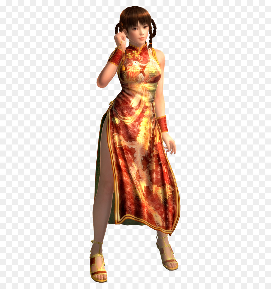 Garota Em Vestido Tradicional，Mulher PNG