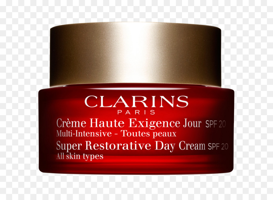 Clarins Super Restaurativa Creme De Dia，Protetor Solar PNG