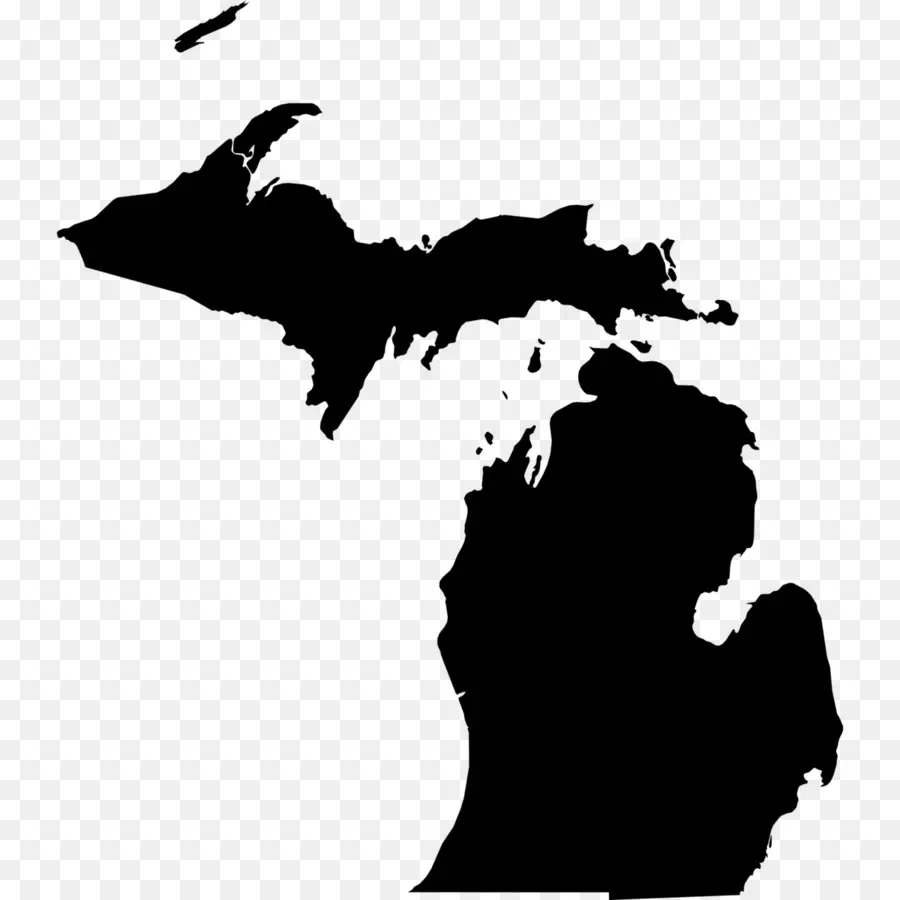 Mapa De Michigan，Estado PNG