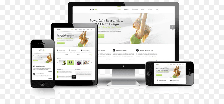 Responsive Web Design，Desenvolvimento De Website PNG