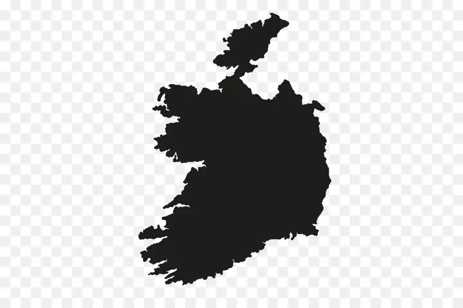 Mapa Da Irlanda，País PNG