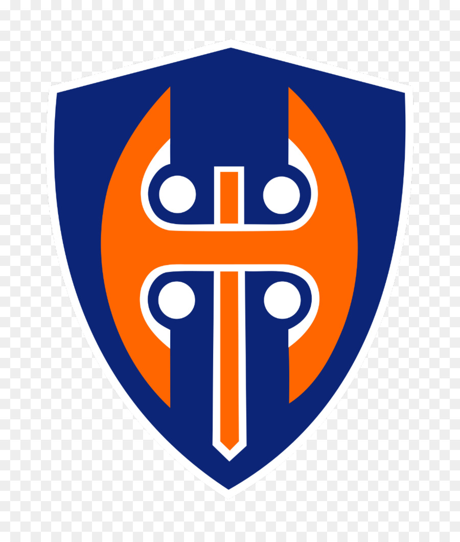 Escudo Azul E Laranja，Emblema PNG