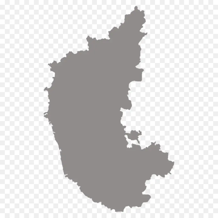 Mapa Karnataka，Índia PNG