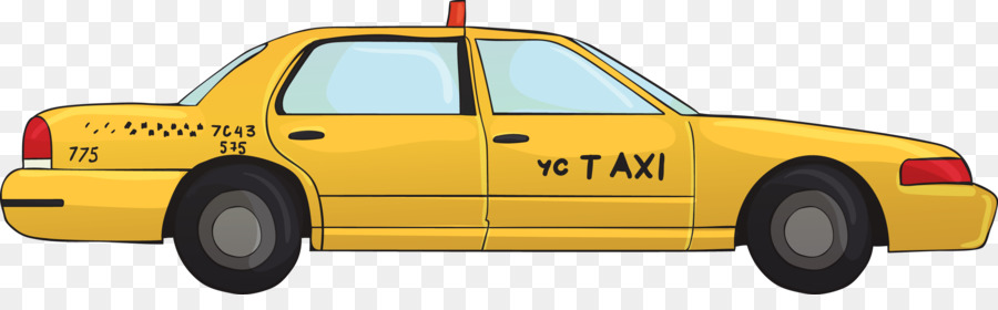 Táxi，Amarelo PNG