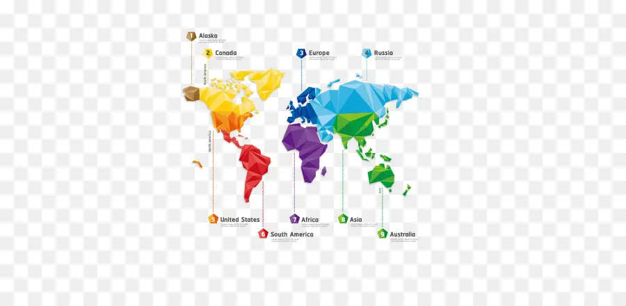 Mapa Mundial，Países PNG