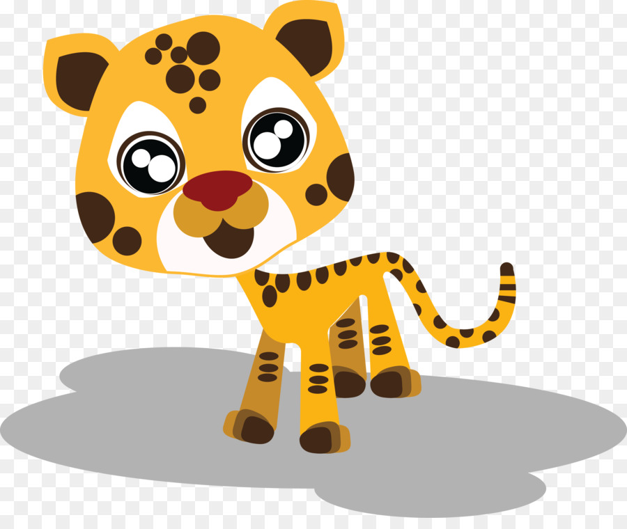 Leopardo Dos Desenhos Animados，Pontos PNG