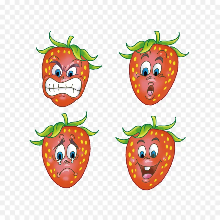 Caras De Morango，Emoções PNG