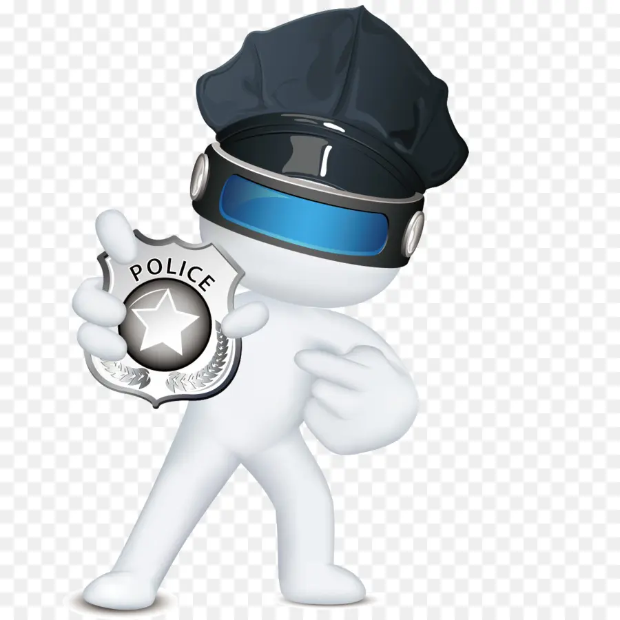 Personagem 3d Da Polícia，Polícia PNG