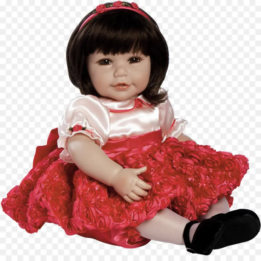 Boneca De Vestido Vermelho，Brinquedo PNG