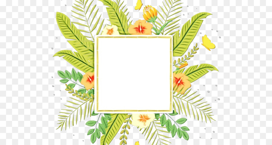 Design Floral，Quadro De Imagem PNG