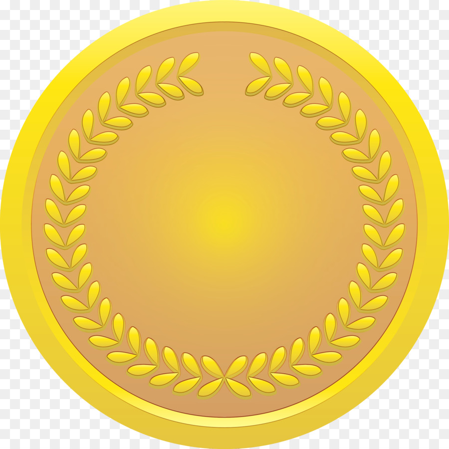 Medalha，Ouro PNG