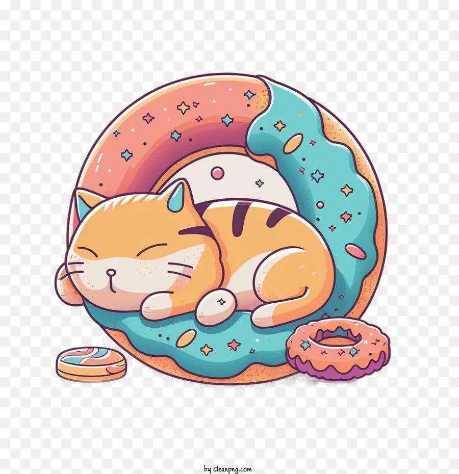 Cores Do Gato Dos Anos 90，Gato PNG