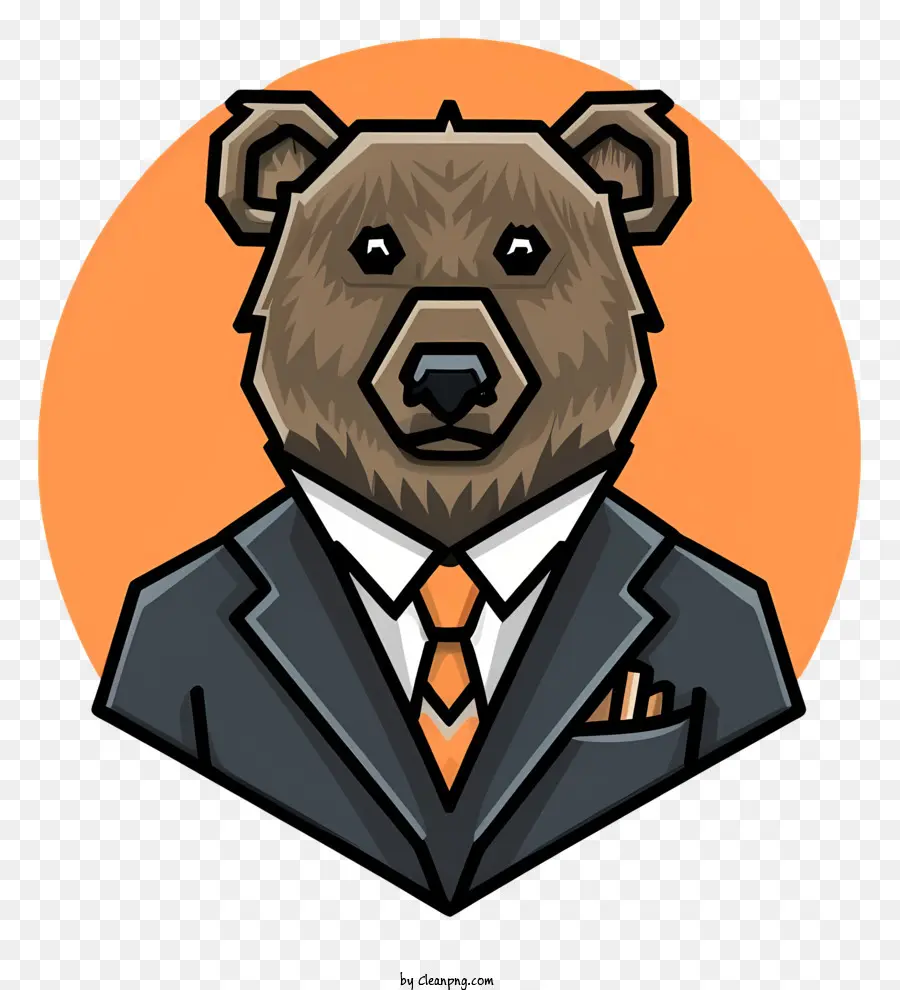 Urso De Terno，Negócios PNG