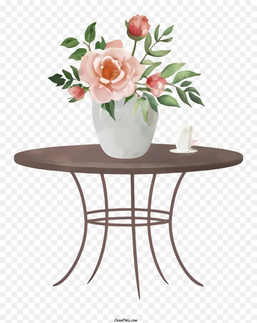 Vaso Branco，Vaso De Flores PNG