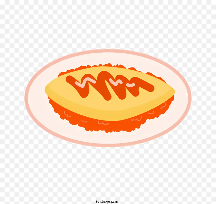 Elementos Alimentares，Arroz Omelete PNG