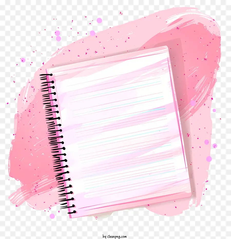 Papel De Caderno Rosa，Caderno Rosa PNG