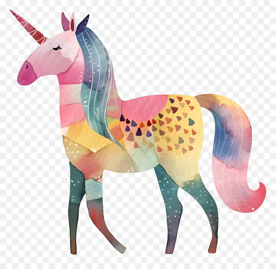 Unicorn，Pelangi PNG