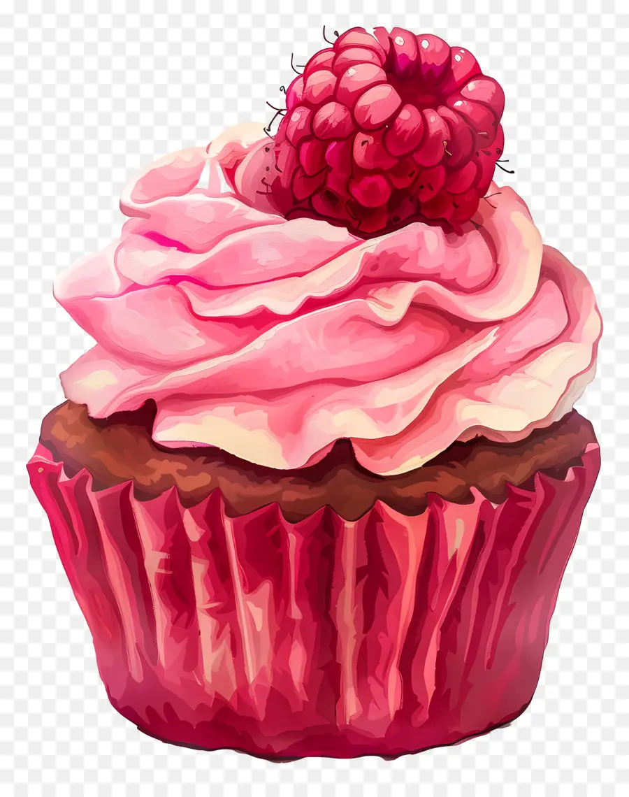 Kue Raspberry，Kue Mangkuk Dengan Raspberry PNG