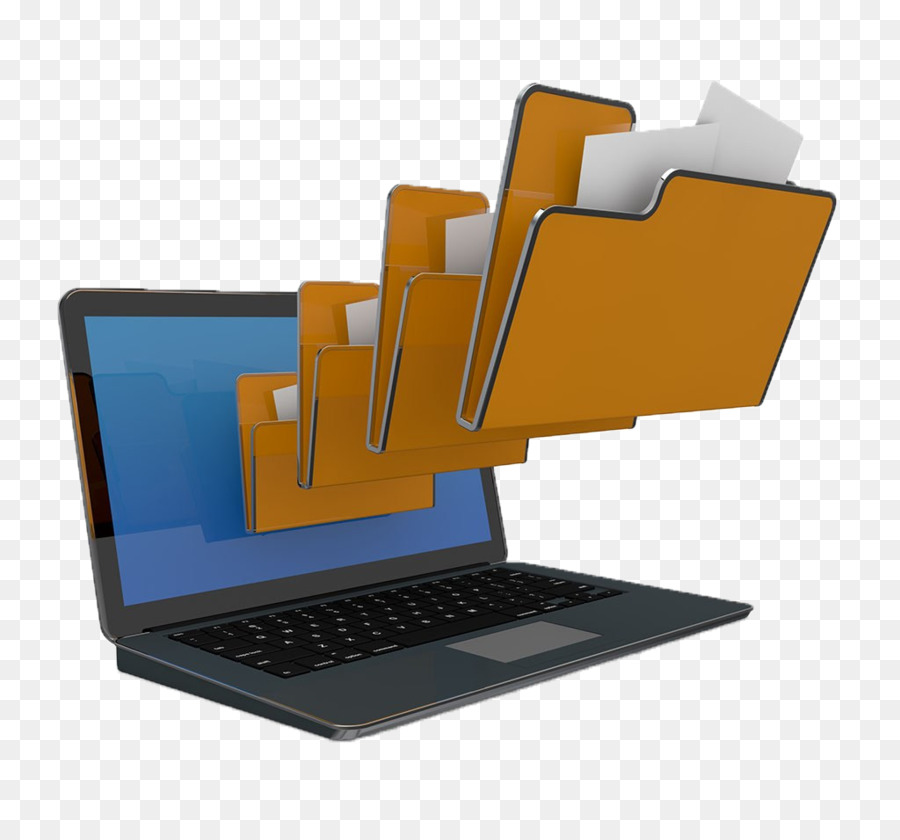 Laptop Dengan Laci File，File PNG