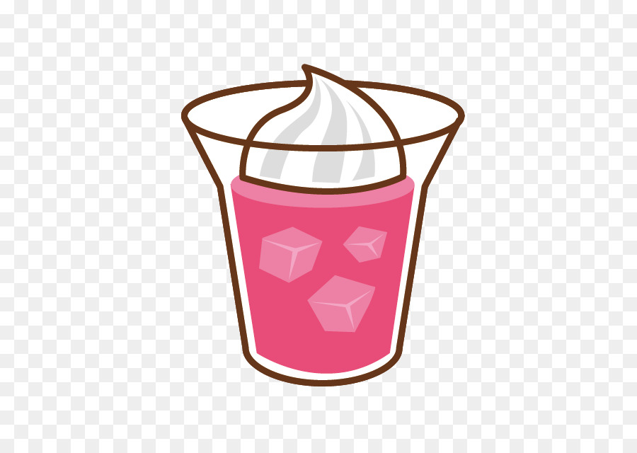 Es Krim，Desain Datar PNG