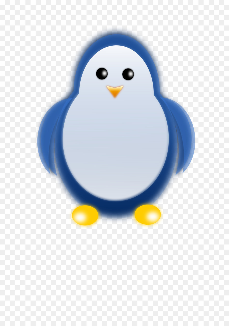 Penguin，Biru PNG