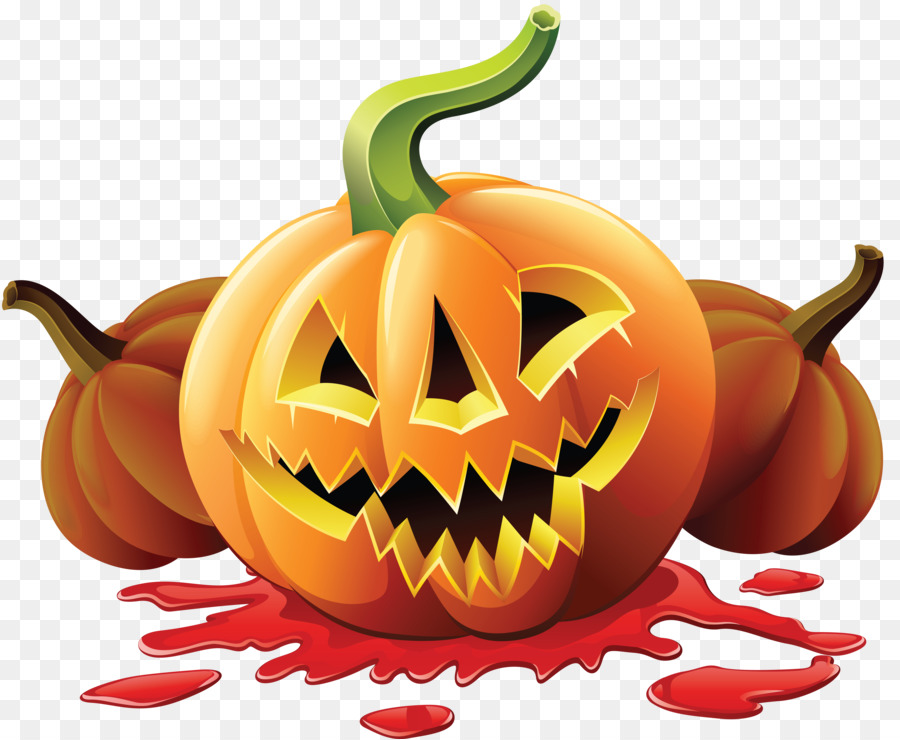 Jack O' Lantern，Labu Kuning PNG