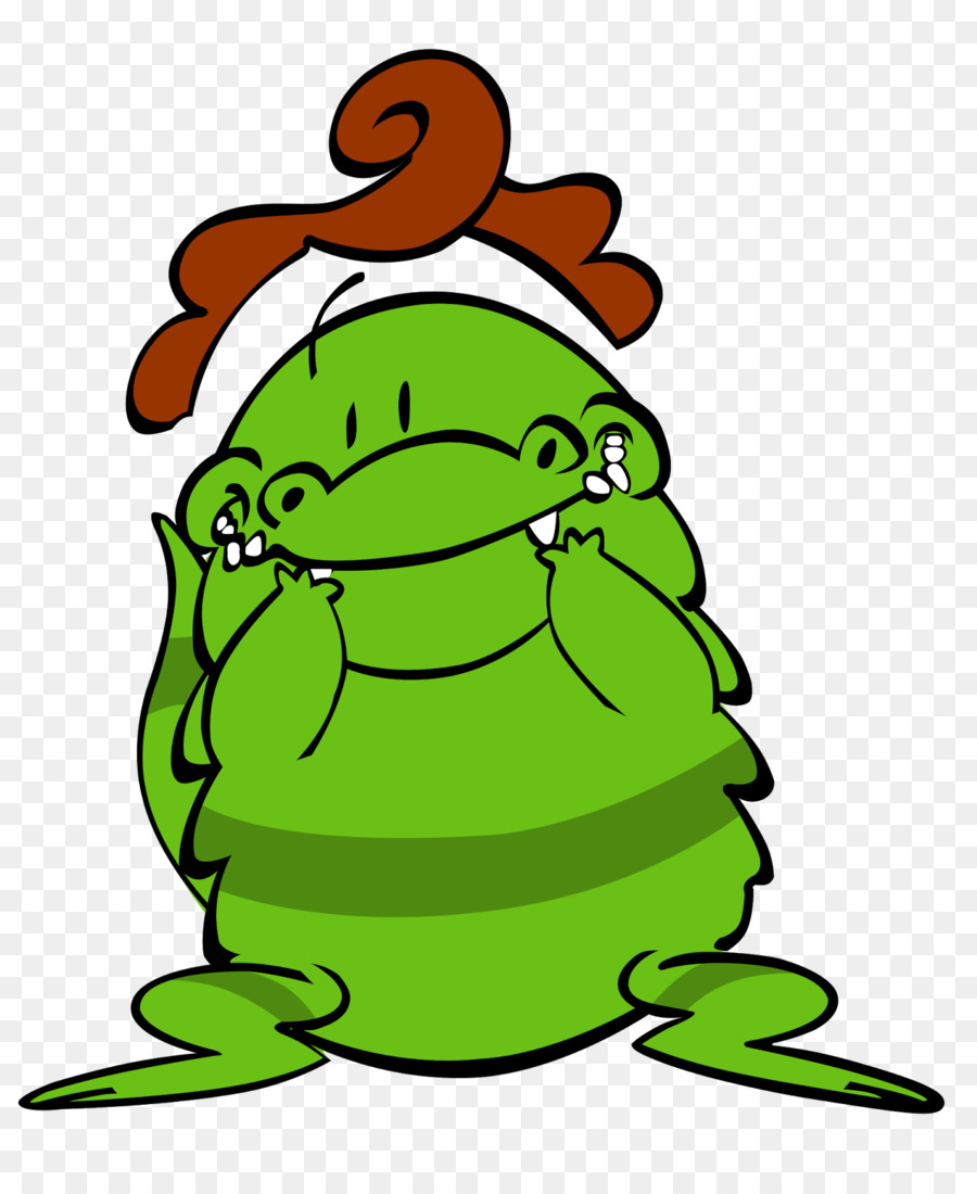 Monster Hijau，Kartun PNG