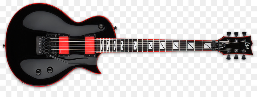 Gitar Listrik，Desain Tengkorak PNG