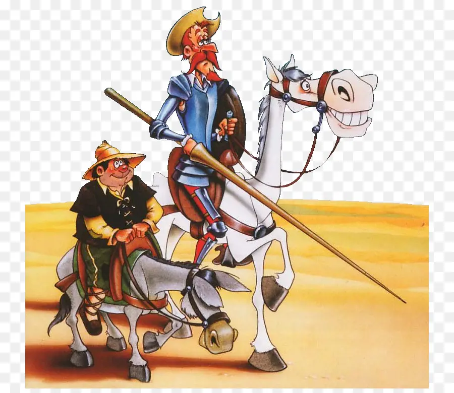 Don Quixote Dan Sancho Panza，Kuda PNG