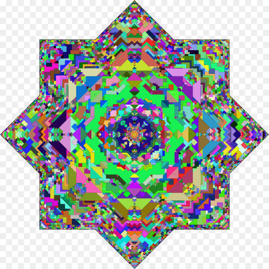 Pola Warna Warni，Abstrak PNG