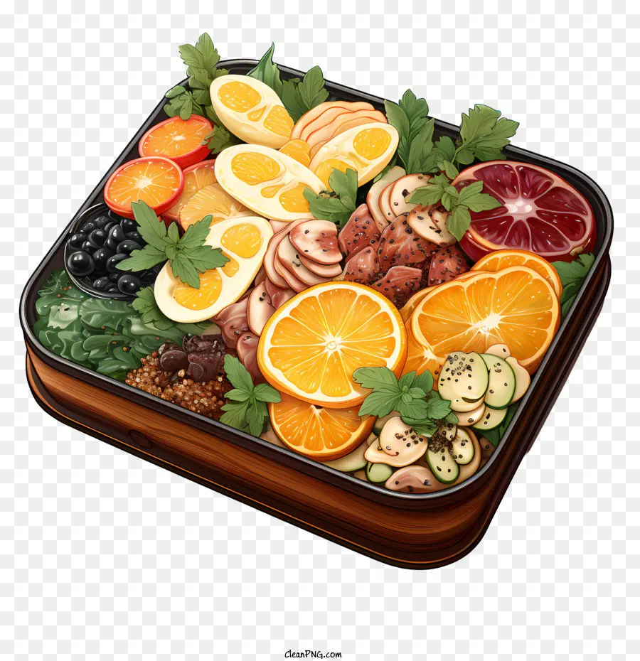 Kotak Bento，Piring Makanan PNG