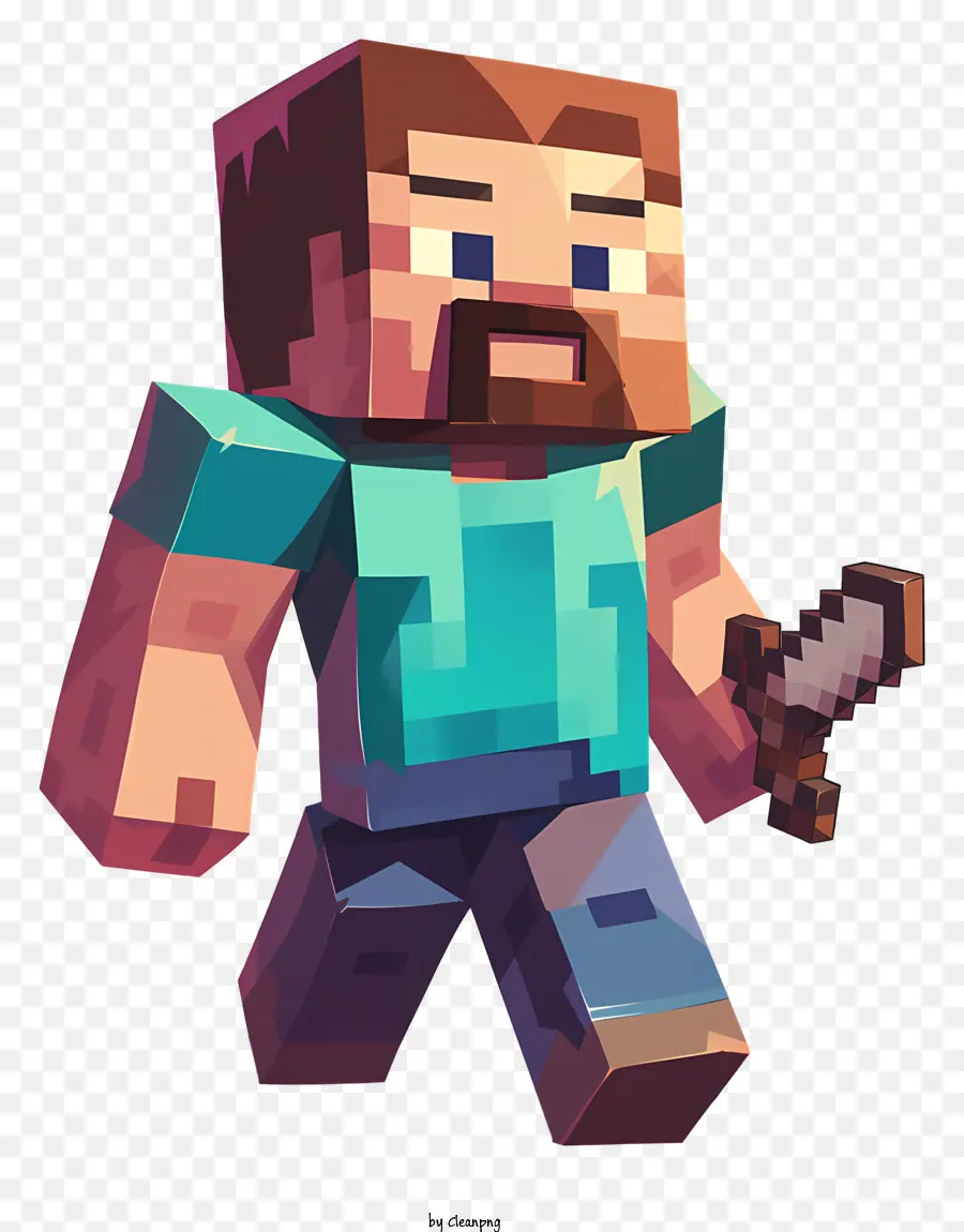 Steve Minecraft，Karakter Minecraft PNG