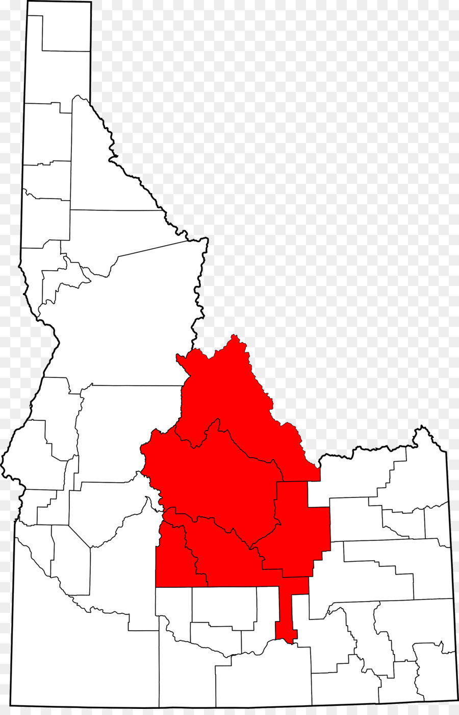 Lemhi County ıdaho，Butte County ıdaho PNG