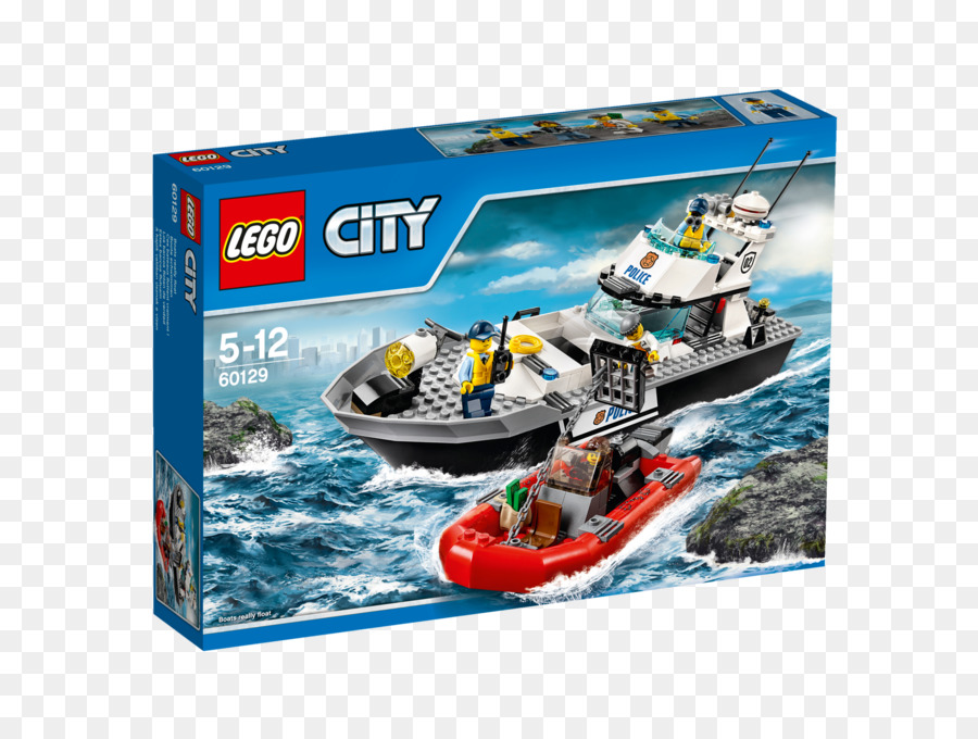 Lego 60129 şehri Polis Devriye Botu，Oyuncak PNG