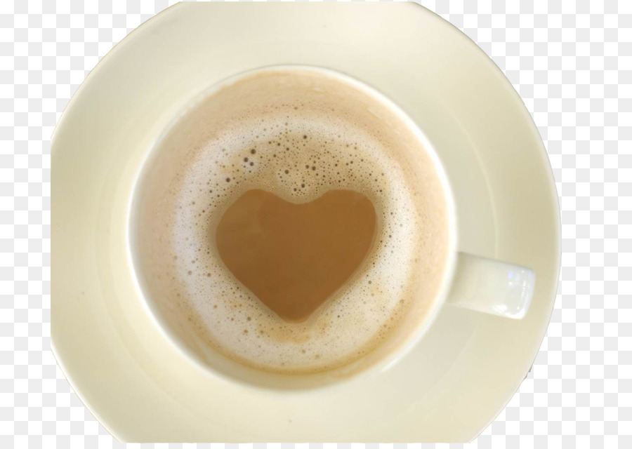 Kahvedeki Kalp，Latte PNG