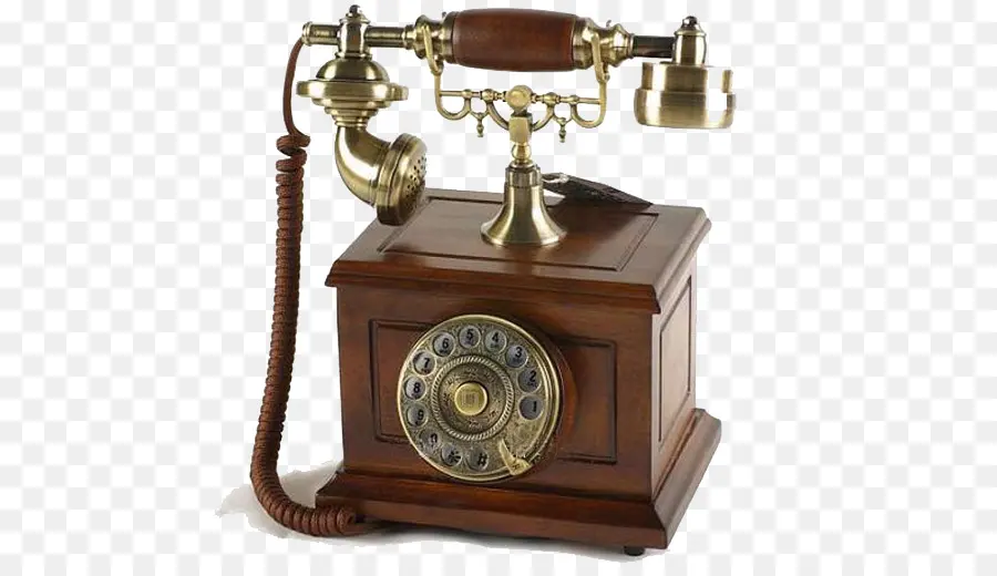 Vintage Telefon，İletişim PNG