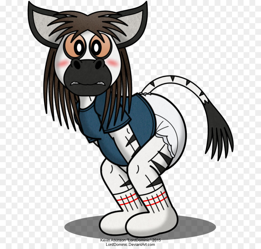 Karikatür Zebra，Hayvan PNG