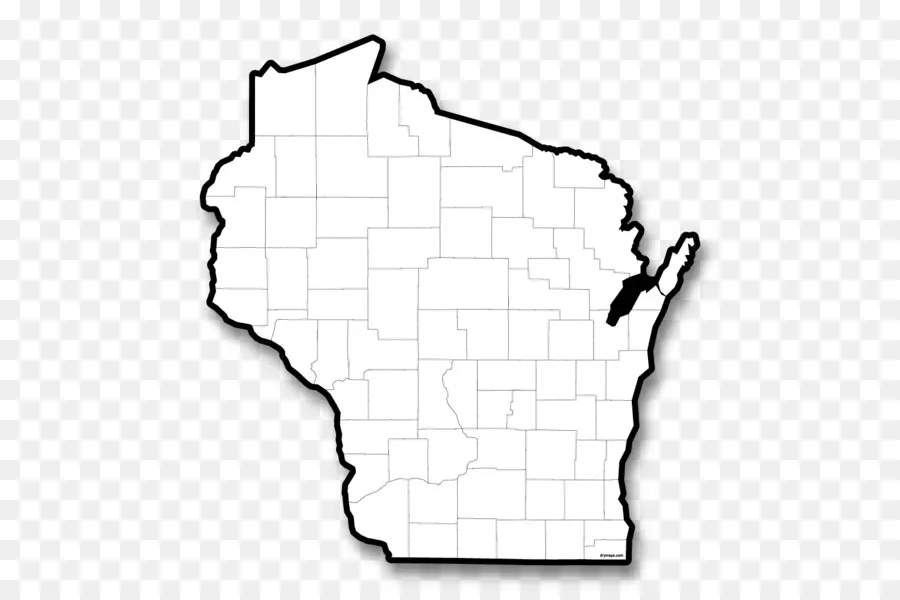 Wisconsin Haritası，Durum PNG