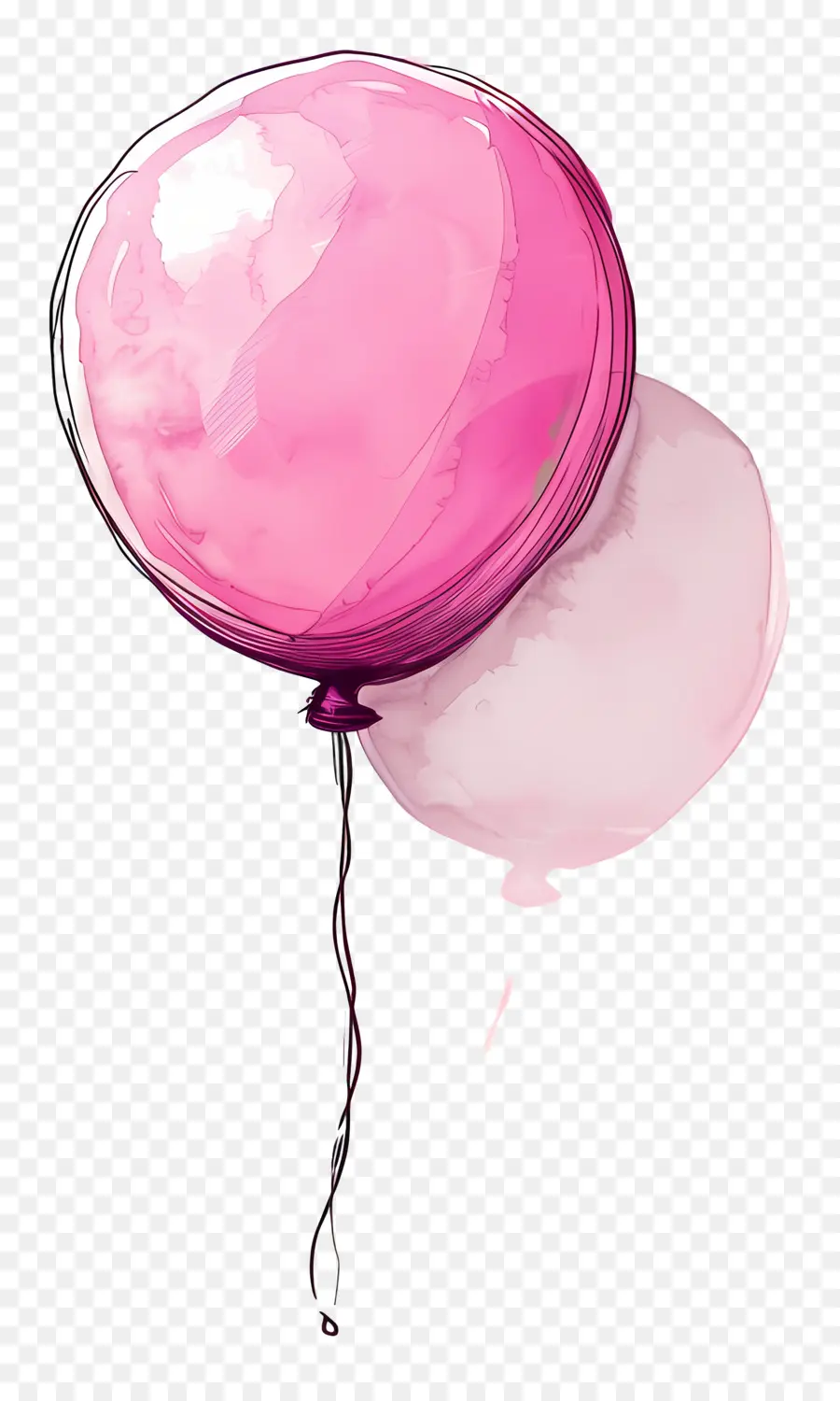 Pembe Balon，Balon PNG