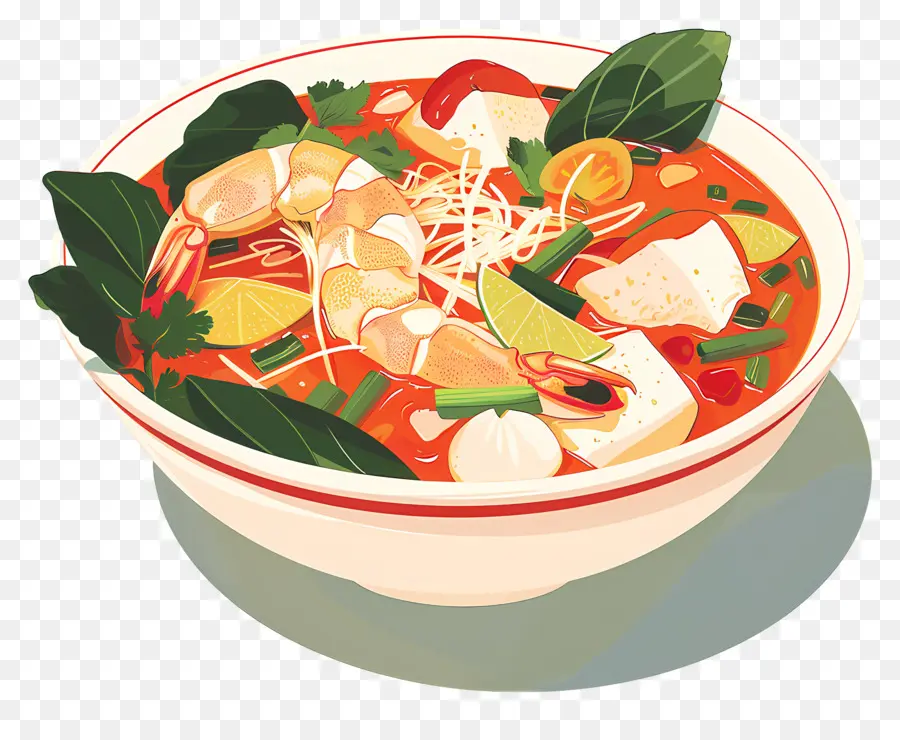 Tom Yum Goong，ชามซุป PNG